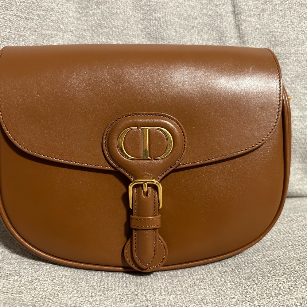 Dior Medium Brown Calfskin Bobby Bag